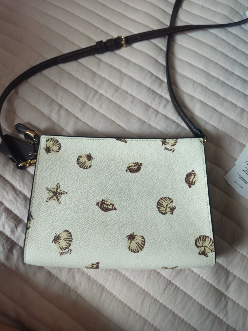 COACH  Sea Shell Print Slim Crossbody Bag - Picture 4 of 10